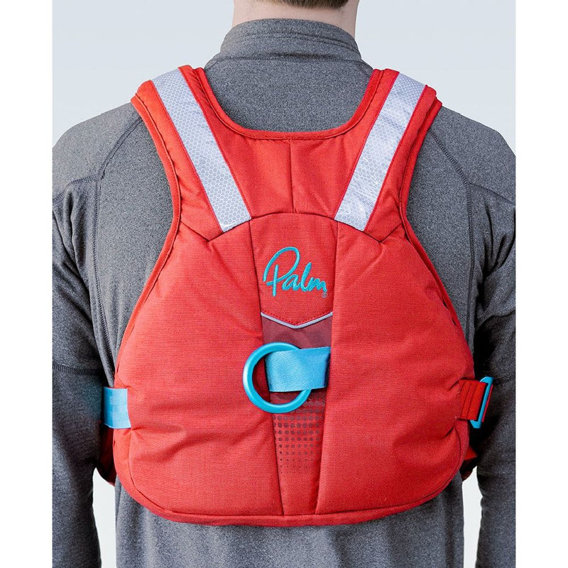 Palm Nevis Whitewater Buoyancy Aid flame chilli back