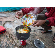 MSR Ceramic 2-Pot Set cooking on camping stove