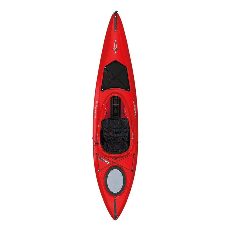 Dagger Axis E 10.5 Crossover Kayak red top view