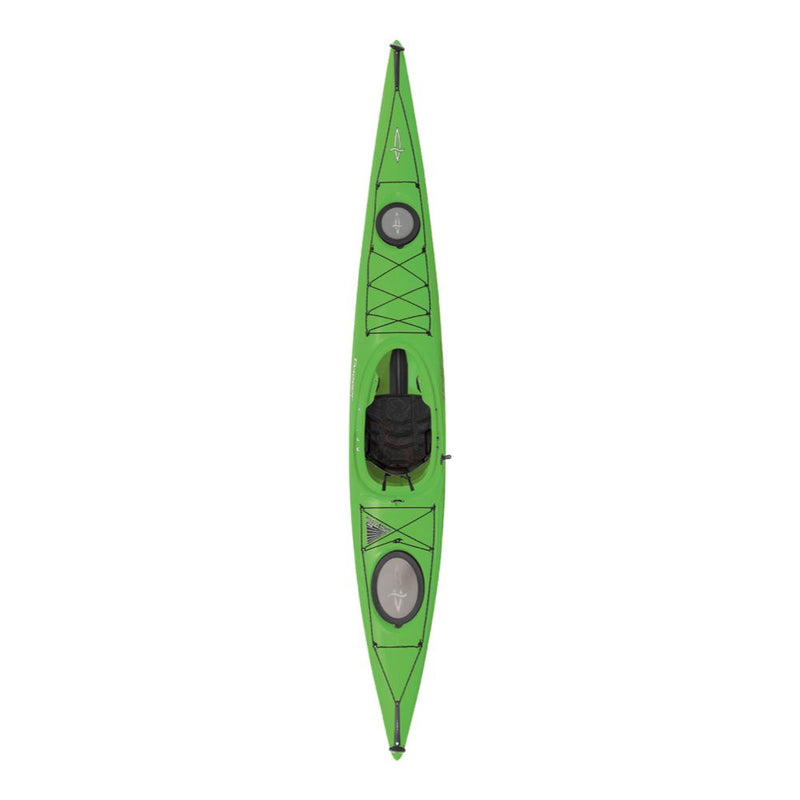 Dagger Stratos 14.5 Kayak lime top view