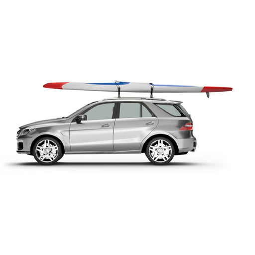 EZ-Vee Kayak V-Bars Race on car with Kayak