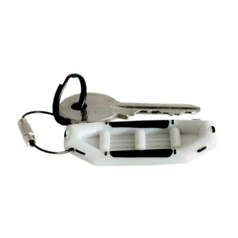 Raft Keyak Keyring white