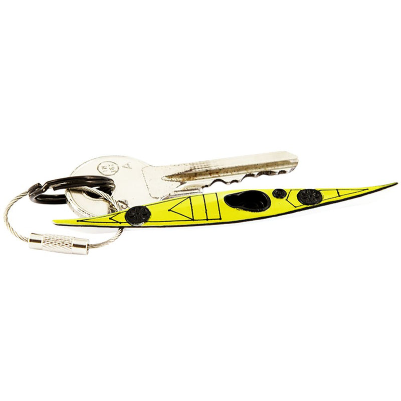Keyak - Sea Kayak Keyring yellow
