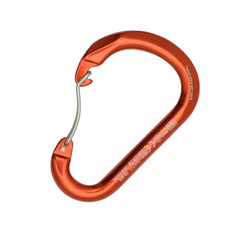 Kong Paddle Wire Bent Gate Carabiner red