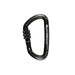 Kong Guide D-Shaped Screwgate Carabiner black