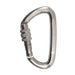 Kong Guide D-Shaped Screwgate Carabiner silver