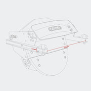 Nelo K1 Replacement Standard Footrest A1 Dimensions 1