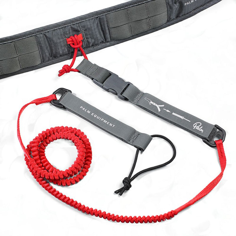 Palm Quick SUP belt with paddle leash attached