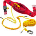 Palm Quick Tow Belt showing rope clip and belt contents