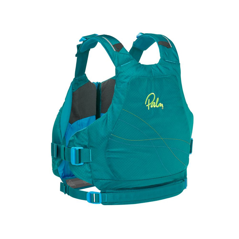 Palm Tika Women's Touring Buoyancy Aid teal back