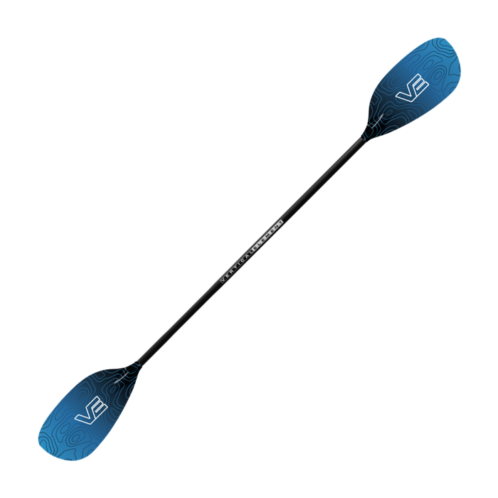 VE Pro Glass Kayak Paddle, Straight Carbon Shaft