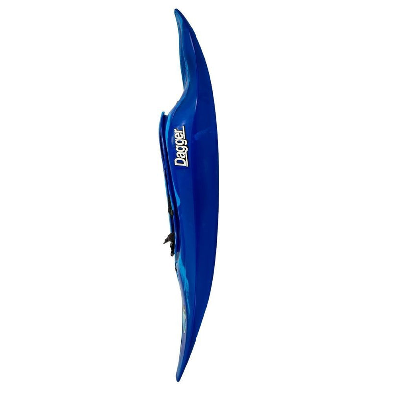 Dagger Nova Playboat Kayak blue smoke side view