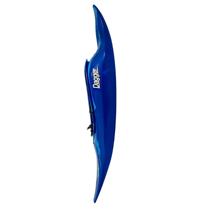 Dagger Nova Playboat Kayak blue smoke side view