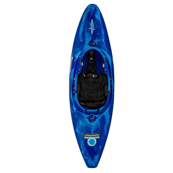 Dagger Nova Playboat Kayak blue smoke top view
